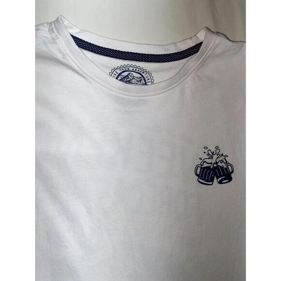 Nickel And Iron Men T-Shirt Beer Fishing Southern Classic Medium M Rather Be - Picture 3 of 8